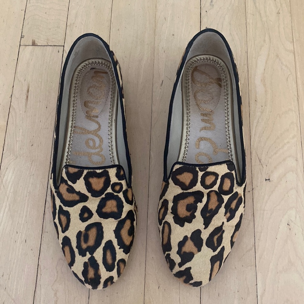 Sam Edelman Leopard Loafers